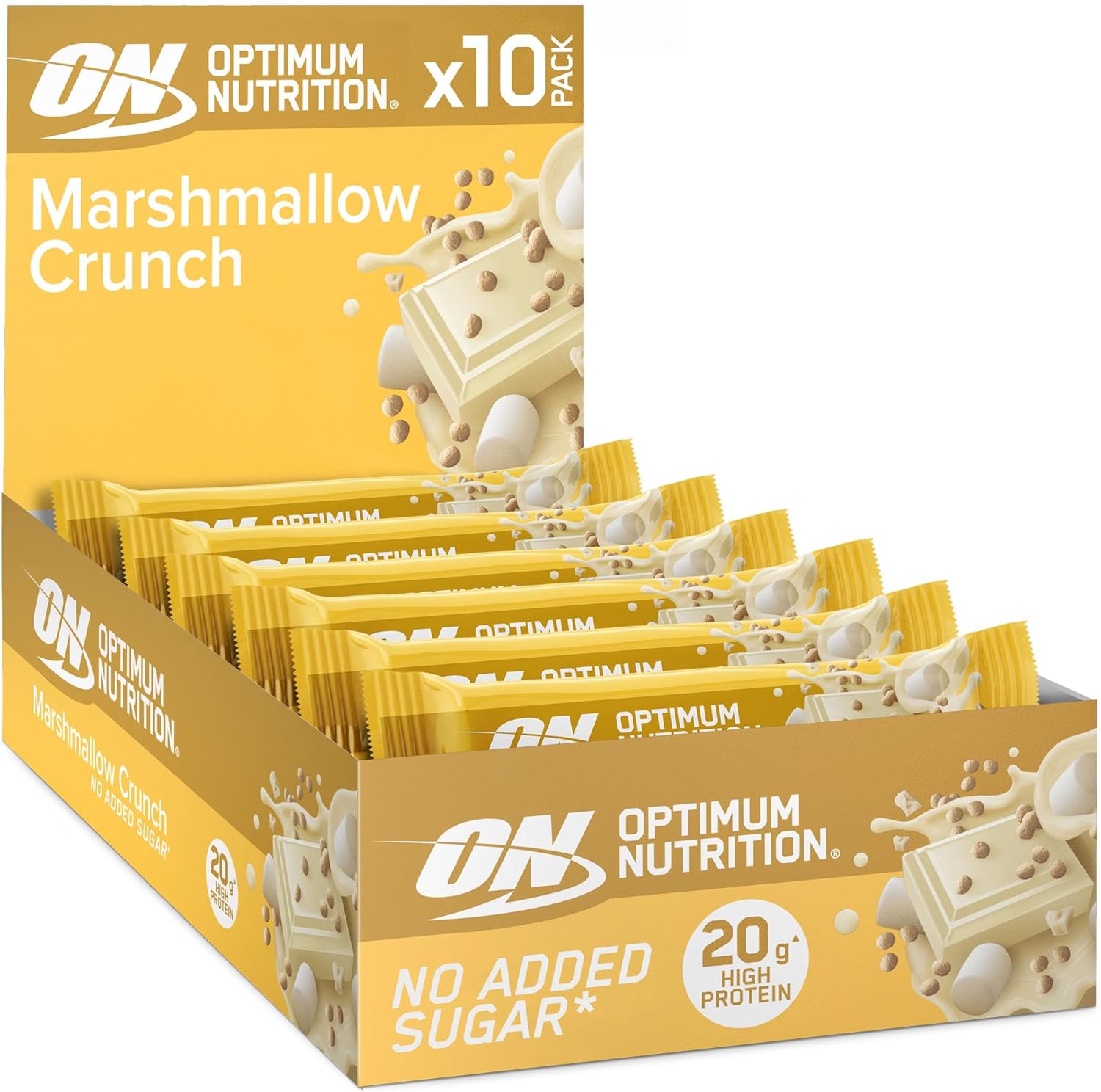 Optimum Nutrition Marshmallow Protein Bar, 10 x 65 g