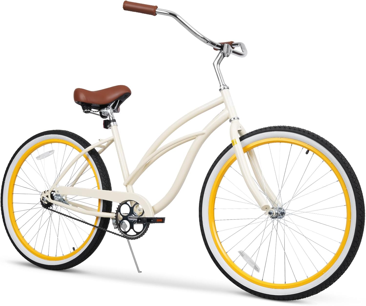 Beach Cruiser Bike 24/26 Inch for Women and Men Aldult Bicycle