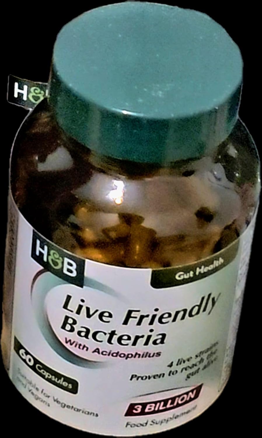 Holland & Barrett Live Friendly Bacteria with Acidophilus 60 Capsules (60)