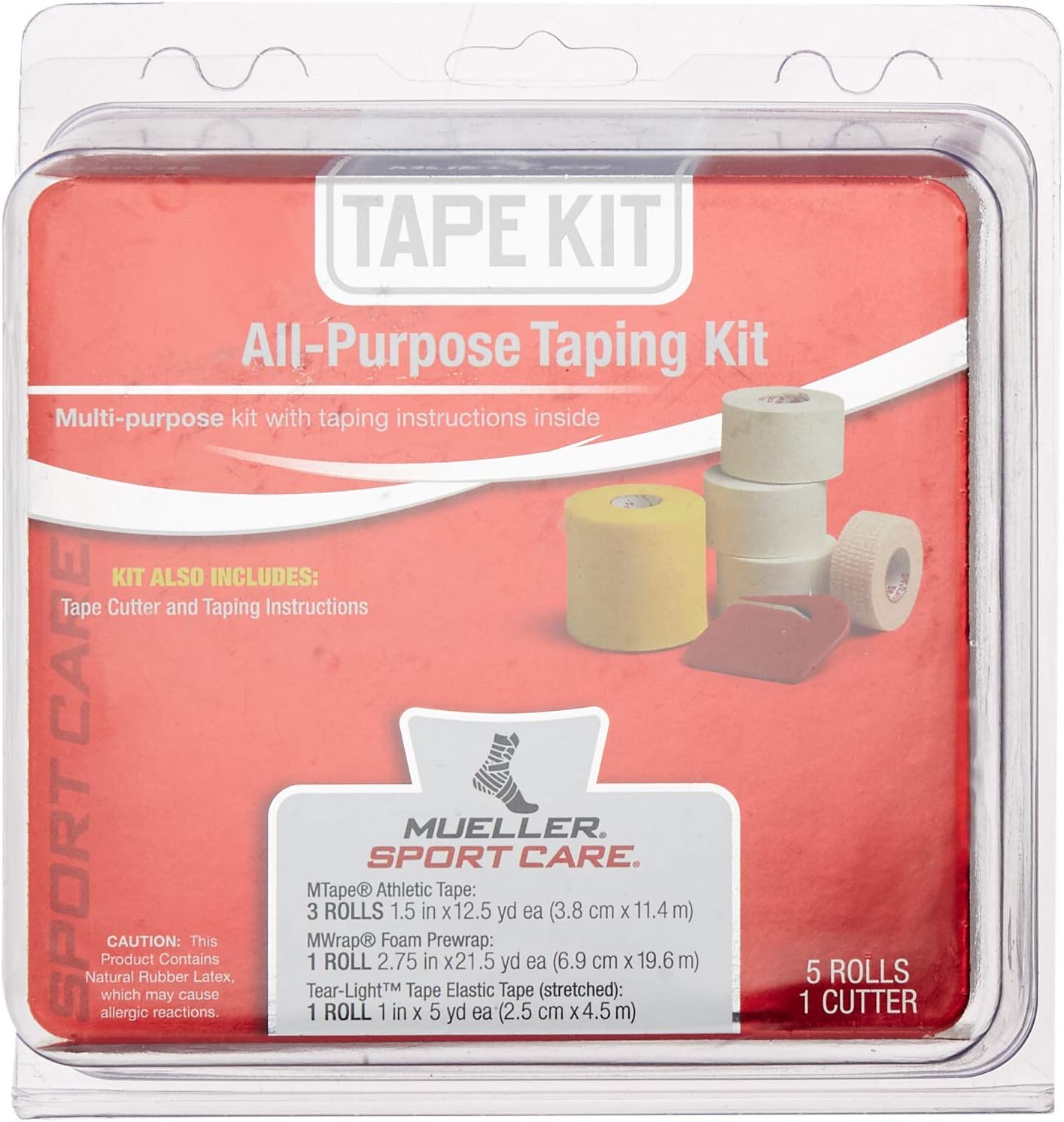 MUELLER Sports Medicine All-Purpose Taping Kit, All-In-One for Fast & Effective Taping