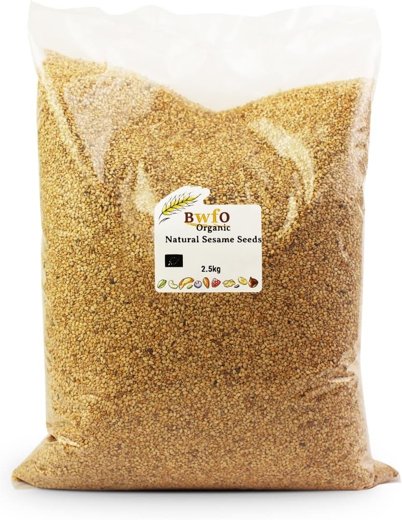 Organic Natural Sesame Seeds 2.5kg (BWFO)