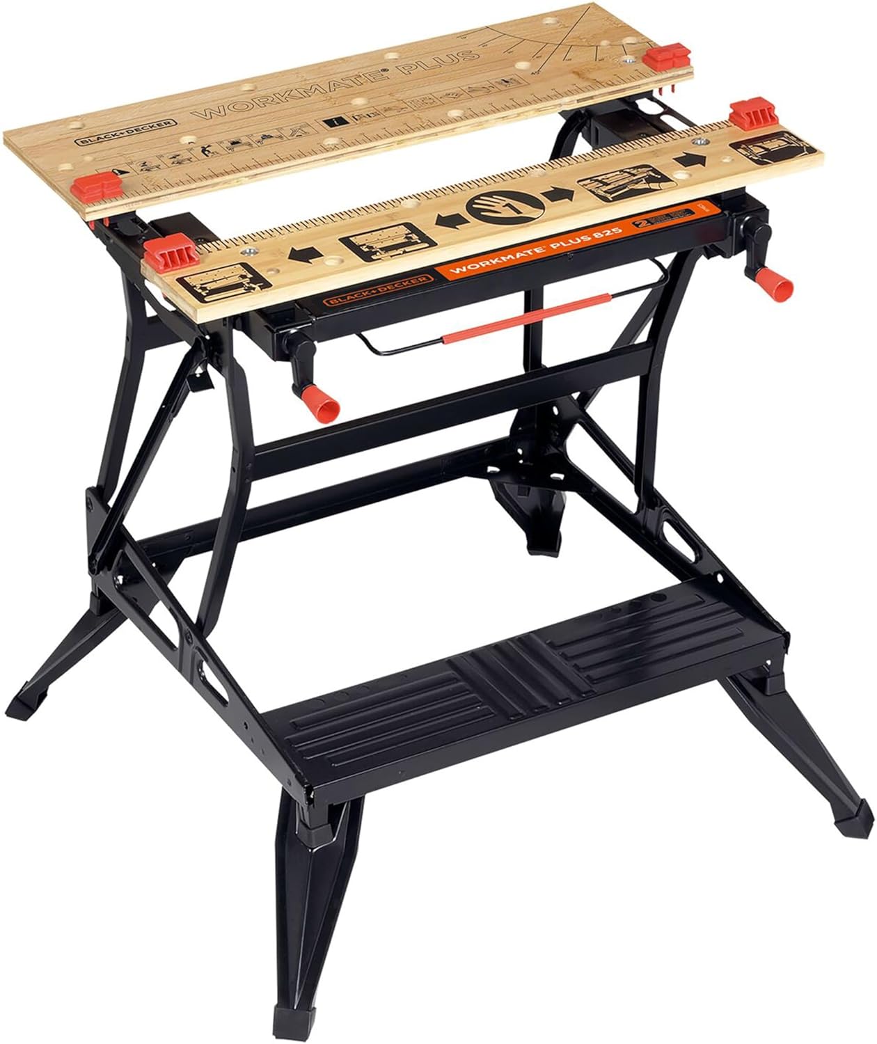 BLACK+DECKER Workmate 825 Deluxe Dual-Height Workbench, WM825-XJ
