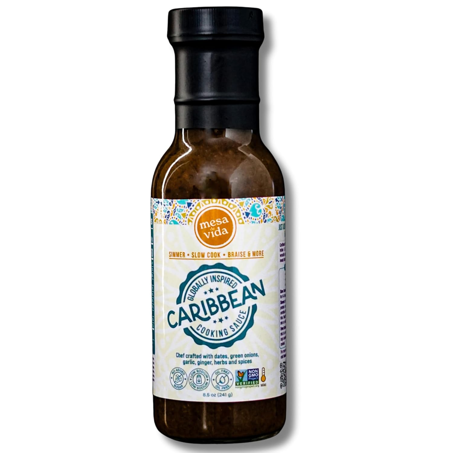 Globally Inspired Starter Sauce | Cooking Sauce | Plant-Based Oil Free Healthy Pantry Staples (Caribbean Flavor Starter Sauce, 8.5 OZ)