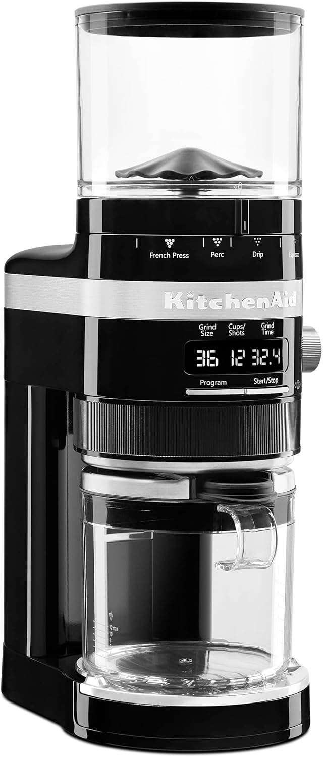 KitchenAid Burr Coffee Grinder - KCG8433 - Onyx Black, 10 Oz