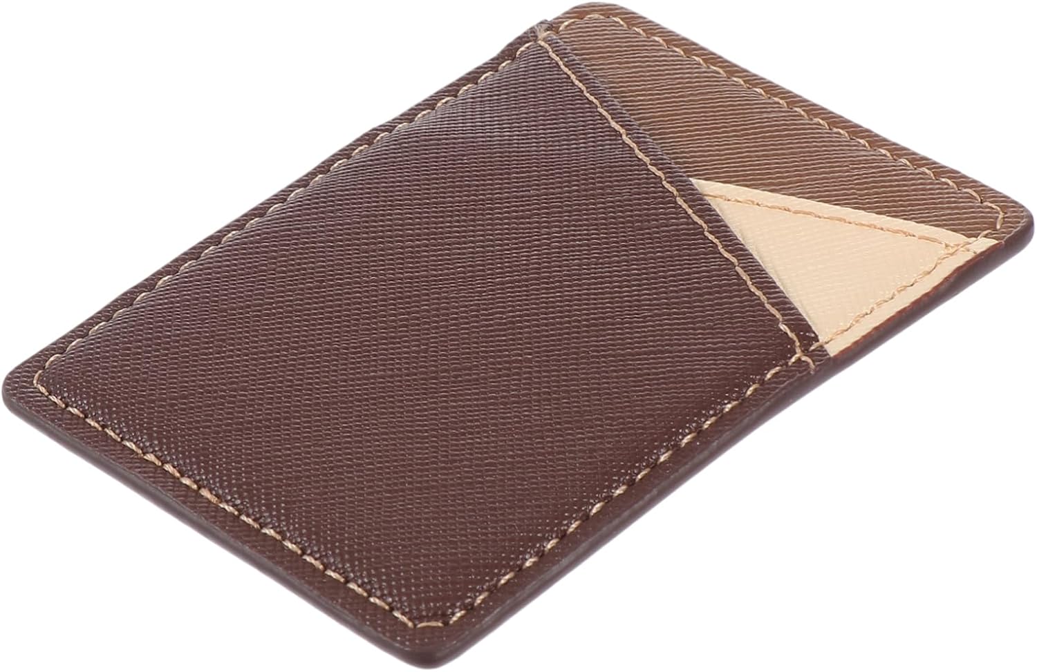 WOONEKY 2pcs Smartphone Backside Cards Holder Suction Phone Pouch Id Credit Holder