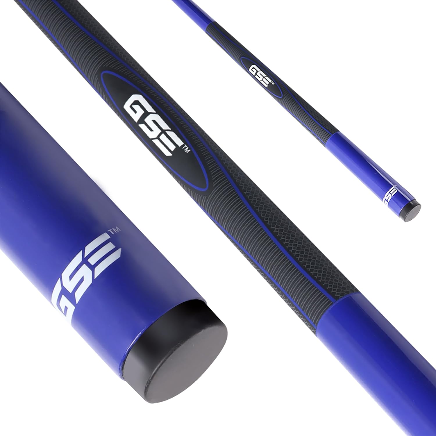 GSE 58" 2-Piece Fiberglass Graphite Composite Billiard Pool Cue Sticks