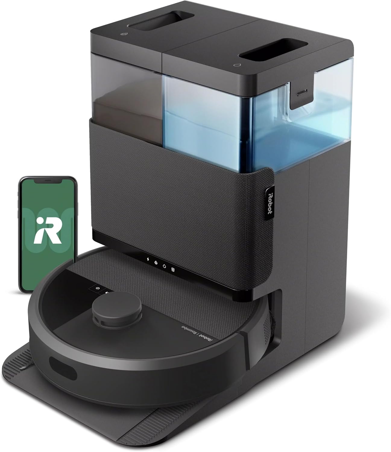 iRobot Roomba Plus 405 (G181) Combo Robot Vacuum & Mop with AutoWash Dock - Amazon Exclusive, Dual Spinning Mop Pads, Self-Empties for 75 Days, Intense Suction, Pad Washing & Drying, Pad-Lift, LiDAR