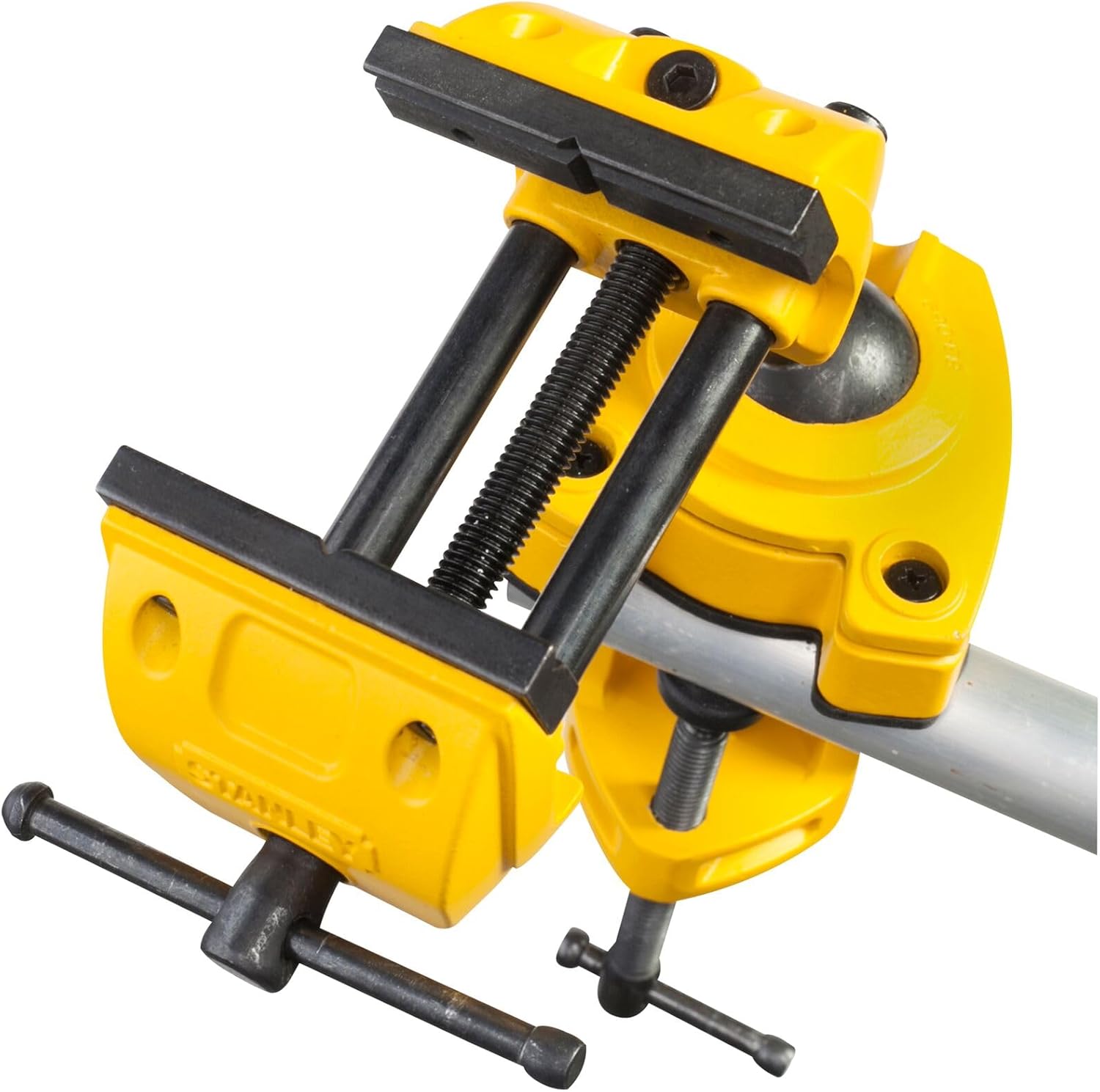 STANLEY 1-83-069 MAXSTEEL Multi Angle Vice, Yellow/Black