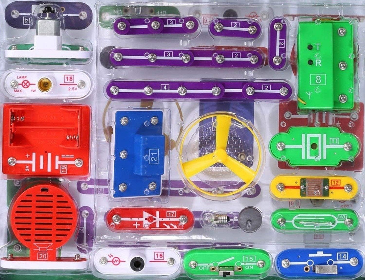 335 DIY Circuit Experiments - Electronic Discovery Kit for Kids, Science Kits with Circuit Experiments