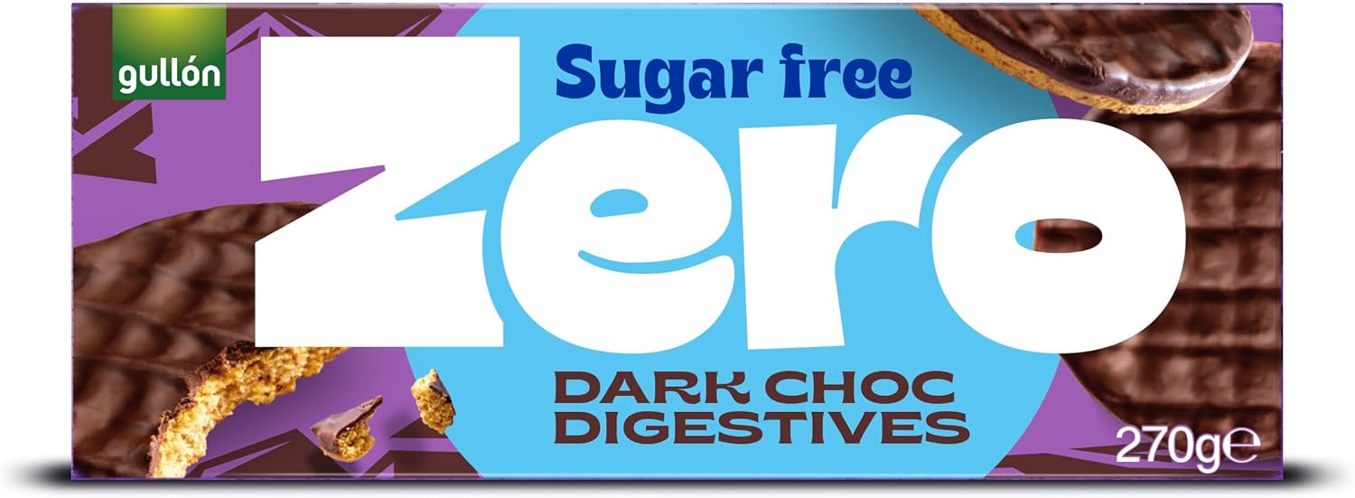 Gullon Zero Sugar Free Dark Chocolate Digestive 270g