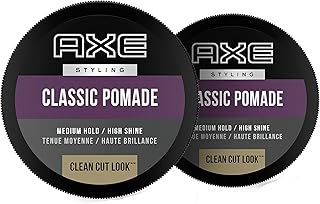 Axe Pomade: Medium Hold and Natural Finish for Easy Styling, 2.64oz (2 Count)