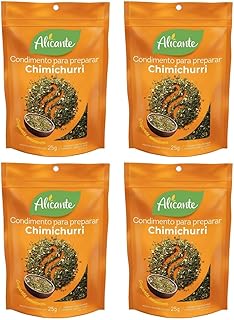 Generic Alicante Especias y Condimentos (Chimichurri, 25 gr.) - PACK of 4.