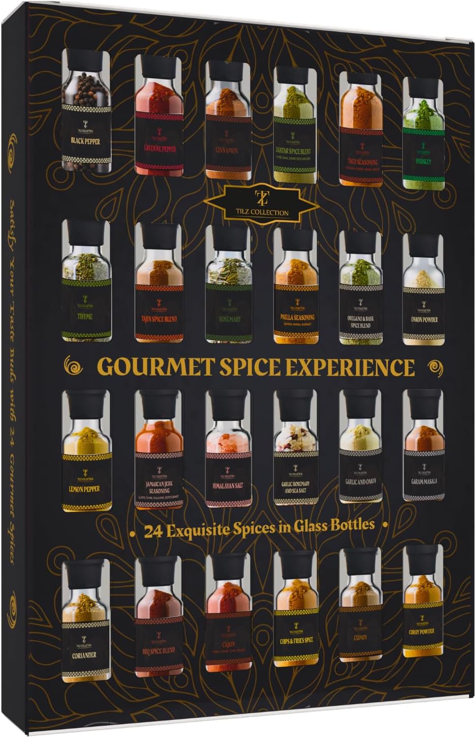 Spices Gift Set -24 Gourmet Spices For Cooking, Grilling, Rubs, Mixed Spice, Herbs, Spices & Seasonings, All Purpose Seasoning, Cooking Gifts For Men, Women, Birthday, Housewarming Gifts