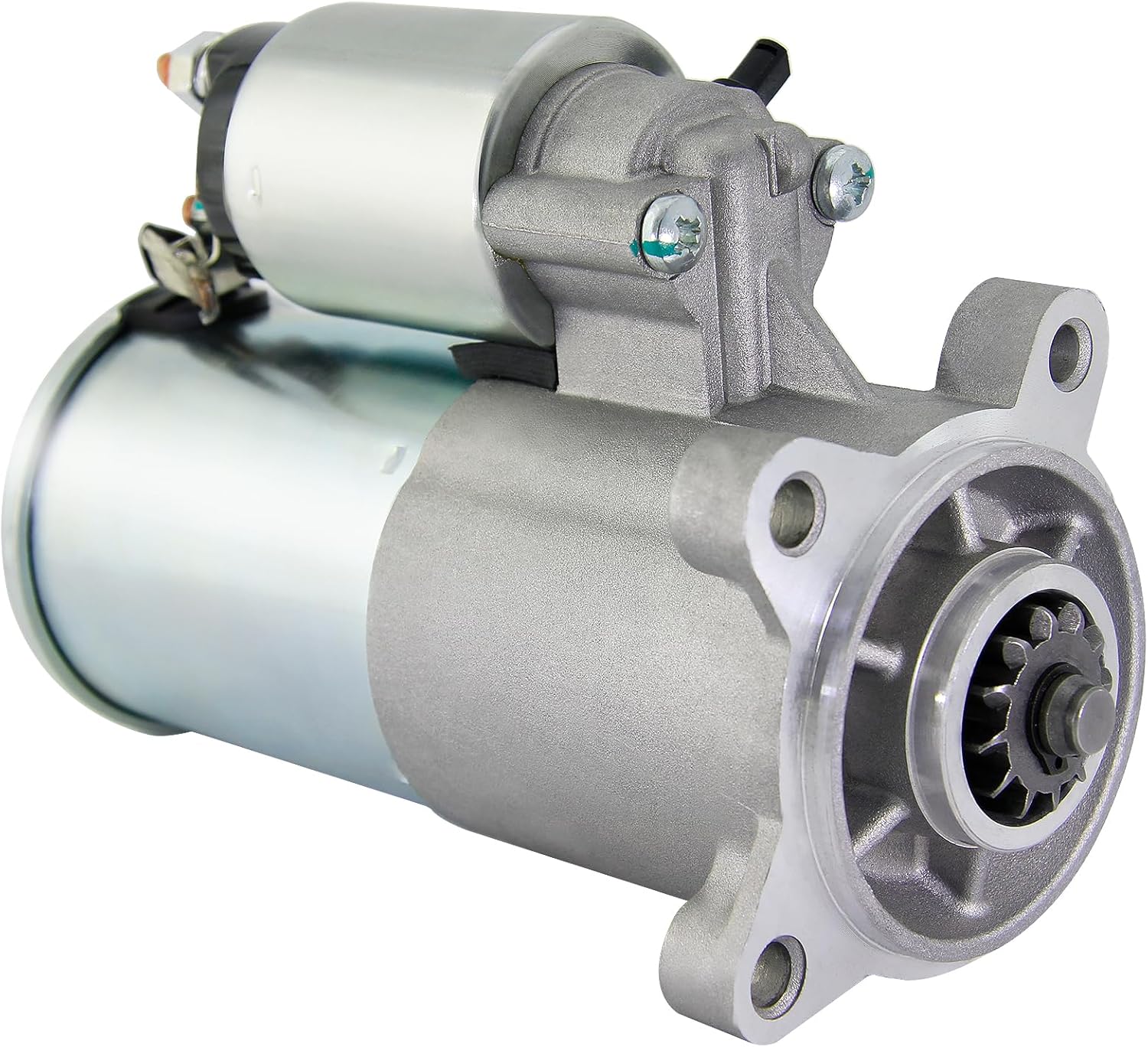 Ford Starter Replacement New for 00-05 Excursion, 99-13 Expedition F-150 F-250 F-350 F-450 F-550 Super-Duty Lincoln Navigator, 05-10 Mustang, 99-13 V8 V10 4.6 5.0 5.4 6.2 6.8L, 4L34-11000-AA 6646N