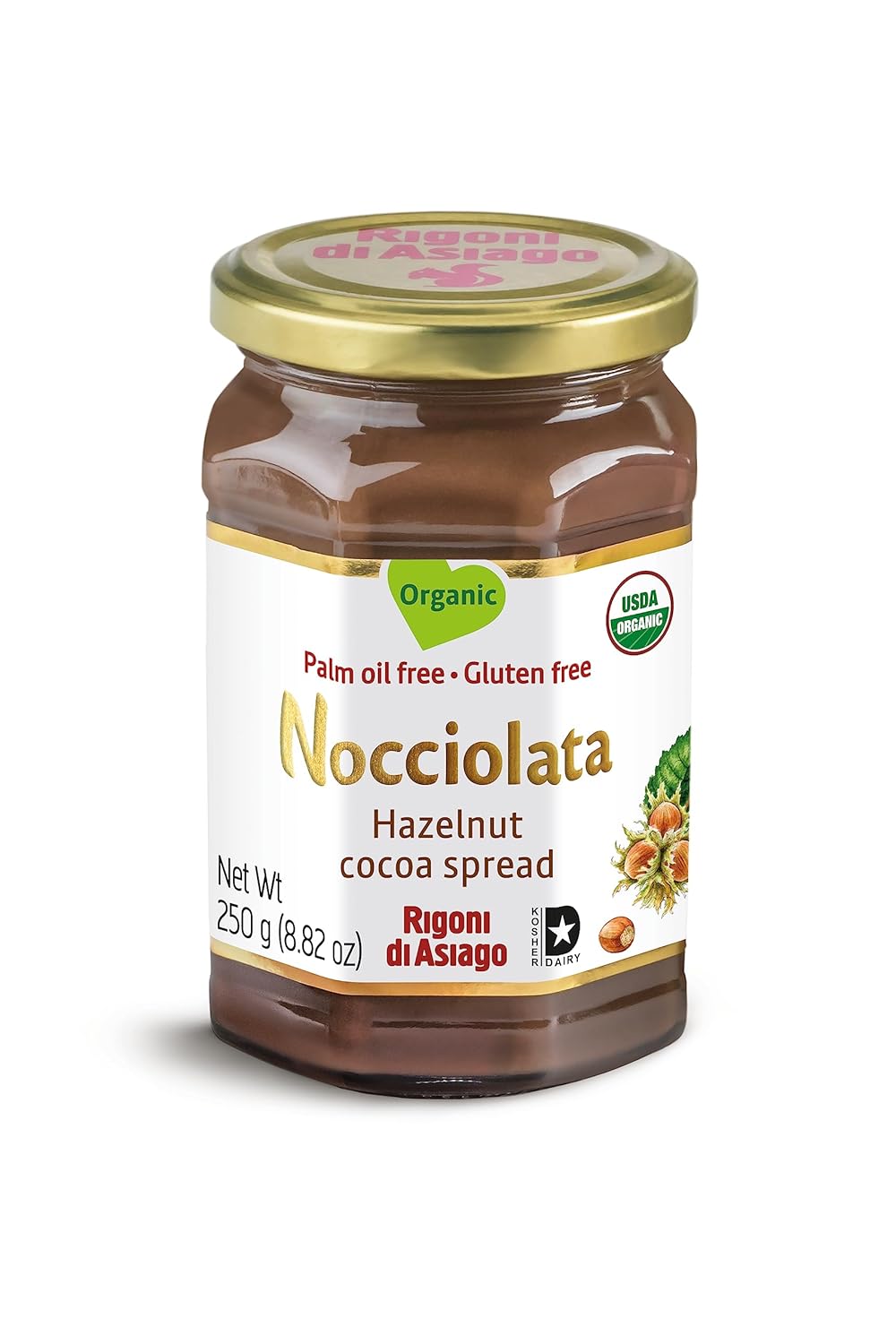 Nocciolata Organic Classic Hazelnut Spread, 8.82 Ounce