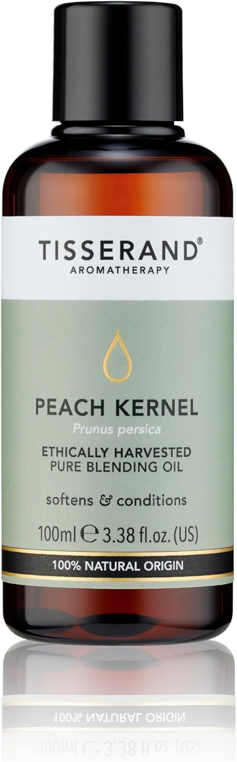Tisserand Aromatherapy - Peach Kernel Oil - Ethically Harvested Carrier Oil - Face and Body Blending Oil - 100% Natural and Pure Carrier Oil for Essential Oils Mixing