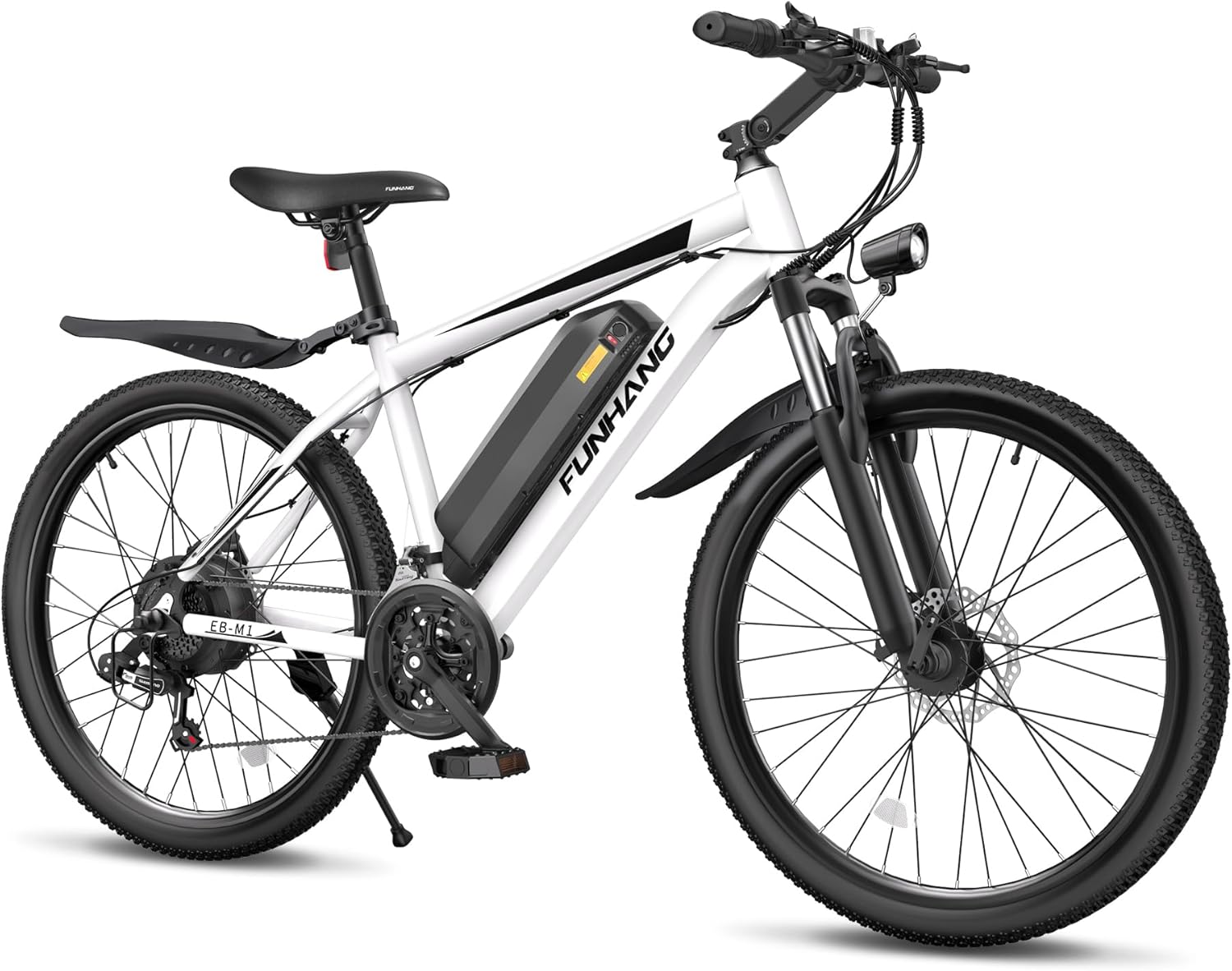 Electric Bike for Adults, 1000W Peak Ebike, 50Miles 21.7MPH Electric Mountain Bike, 26" Adult Electric Bicycle with 48V Removable Battery, Adjustable Stem, Fenders, 21 Speed, UL 2849 Certified