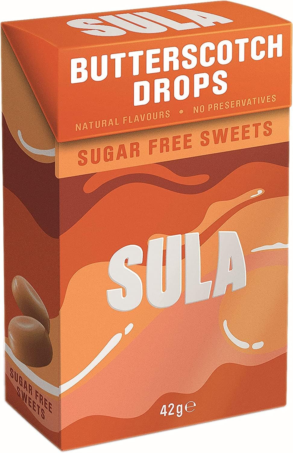 Sula Sugar Free Butter-Scotch (42g) - Pack of 6