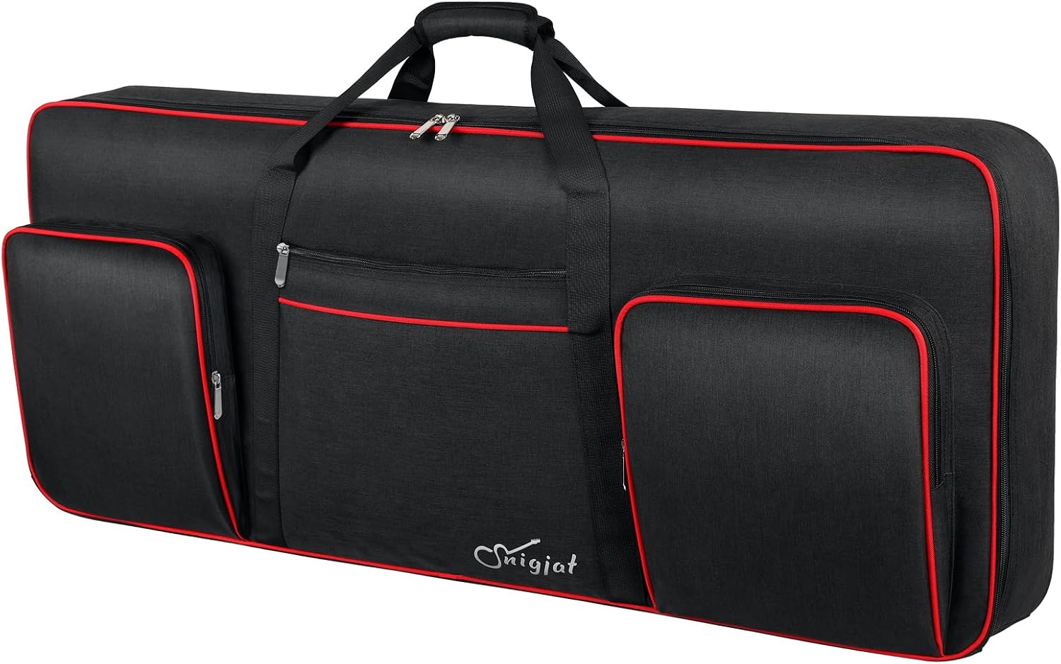 SNIGJAT 61 Key Keyboard Case Soft with Adjustable Padded Shoulder Straps