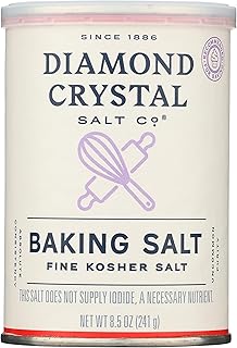 Diamond Crystal Baking Salt, Fine Kosher Salt 8.5oz