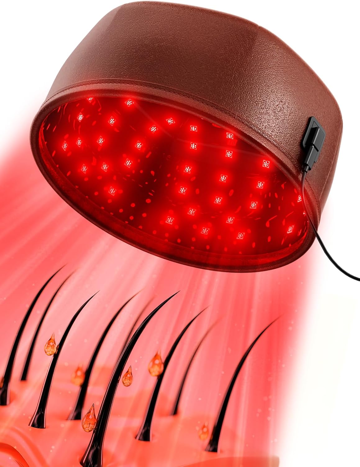 iKeener Laser Hair Growth Cap,Red Light Therapy Helmet for Hair Regrowth & Stimulates Hair Follicle Growth,FDA Cleared Hair Loss Treatment for Men and Women with Thinning Hair,Restore Hair Thickness