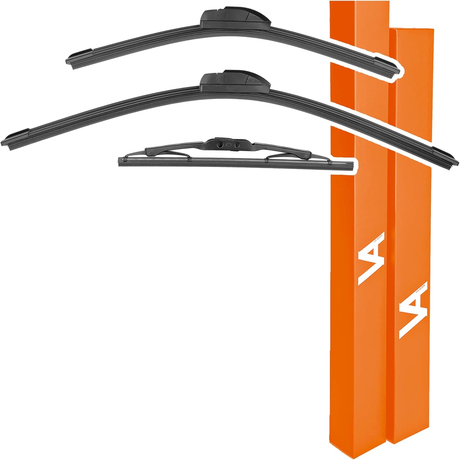 VIA ALBION® Wiper Blades for – FORD FIESTA Mk5 (2002-2008) – All-Weather Front & Rear Wipers Set