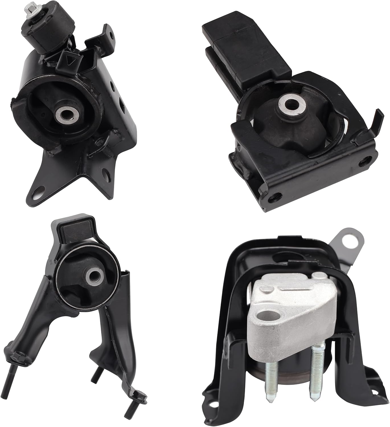 Engine Motor and Transmission Mount Kit Compatible with 2003-2008 Corolla 1.8L & 2003-2008 Matrix 1.8L & 2003-2008 Pontiac Vibe 1.8L Auto Transmission Repklace OE A4220 A4219 A4218 A4221 4pcs