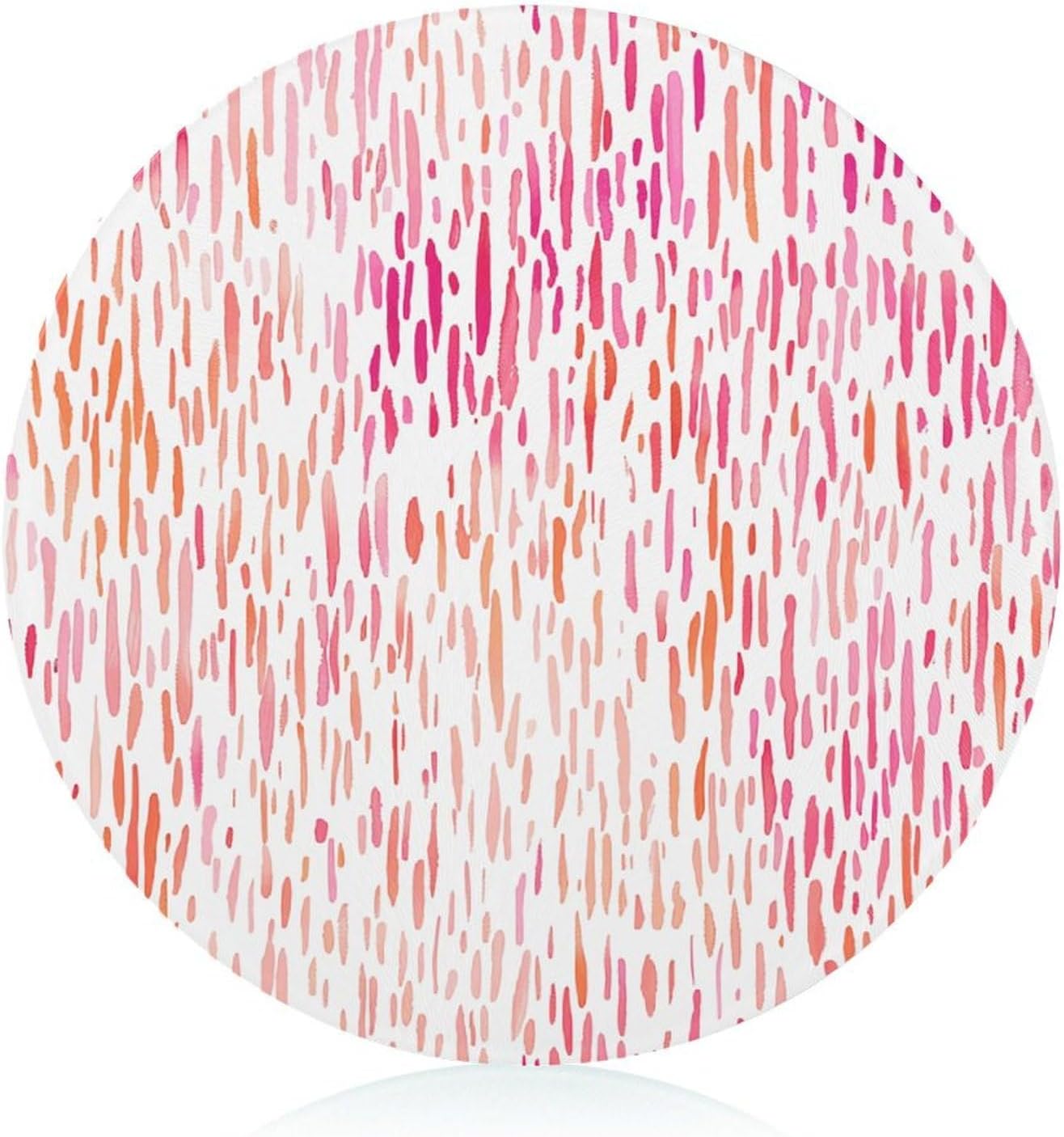 Cutting Board Charcuterie Board Cheese Board Peach Color Line Image Printed Chopping Board Personalized Cutting Board for Kitchen