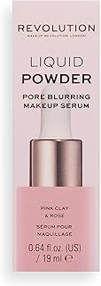 Revolution Liquid Powder Make Up Serum, Pore Minimizer Cream, Removes Shine & Reduces Pores, 0.64fl.oz/19ml