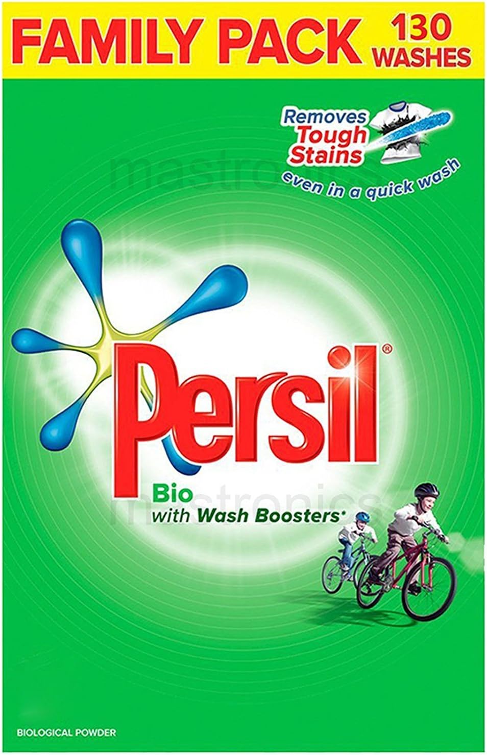 Persil Family Size Bio Washing Powder - 130 Washes - Laundry Cleaning Detergent - Cleans Tough Stains Even in a Quick Wash.