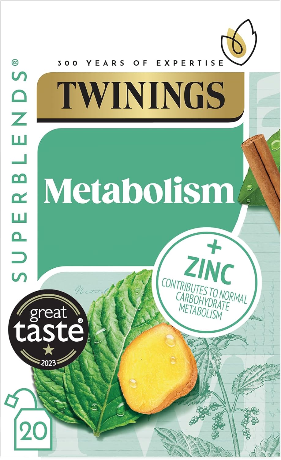 Twinings Superblends Metabolism Tea, Pack of 20