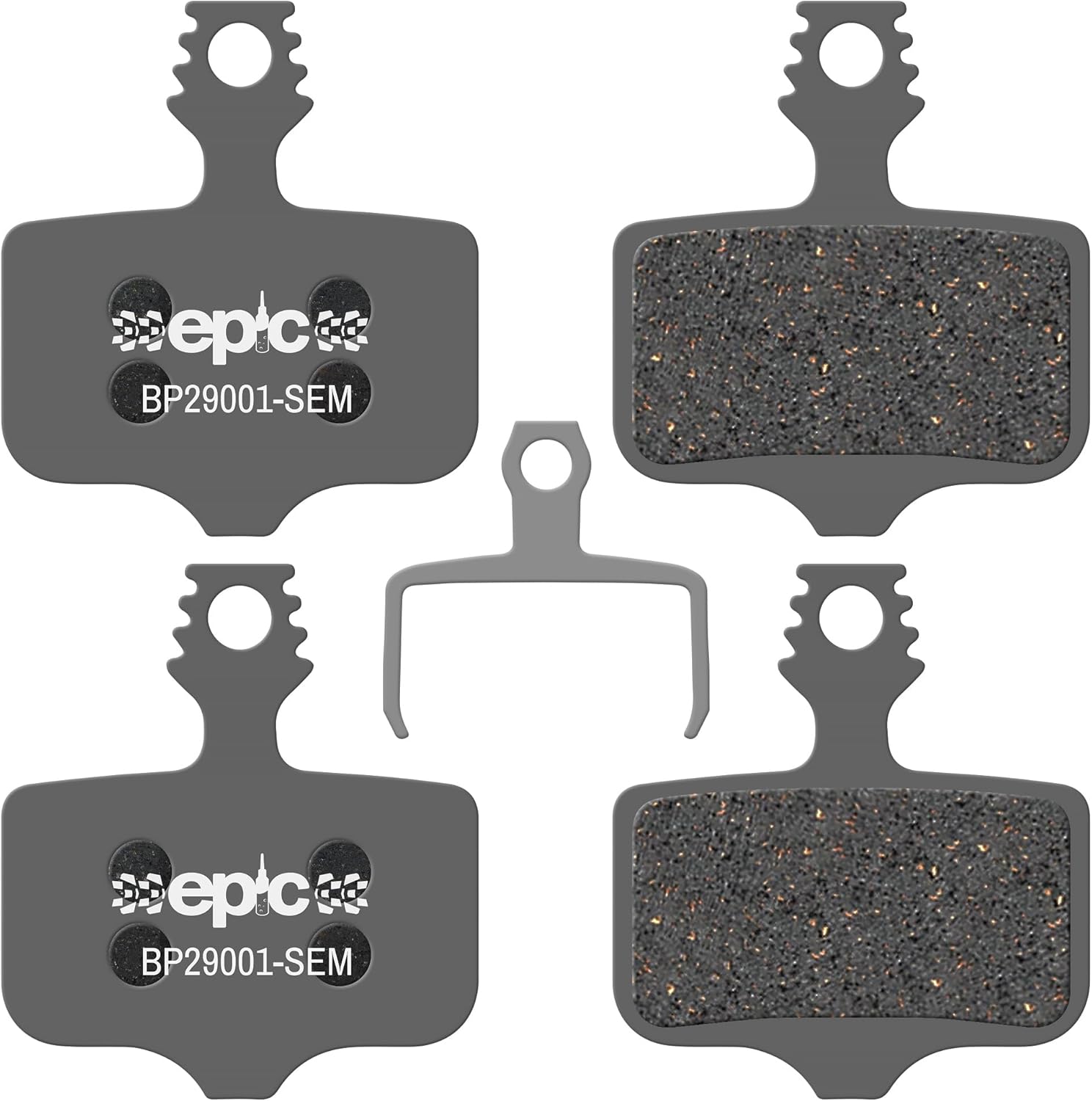 epic Disc Brake Pads for SRAM Rival, RED, Apex, Force, Level T/TL/TLM, XX Brakes | Organic, Semi-Metallic, Sintered, Ceramic, E-Bike Options | Quiet, Durable, High-Performance | 2 Sets