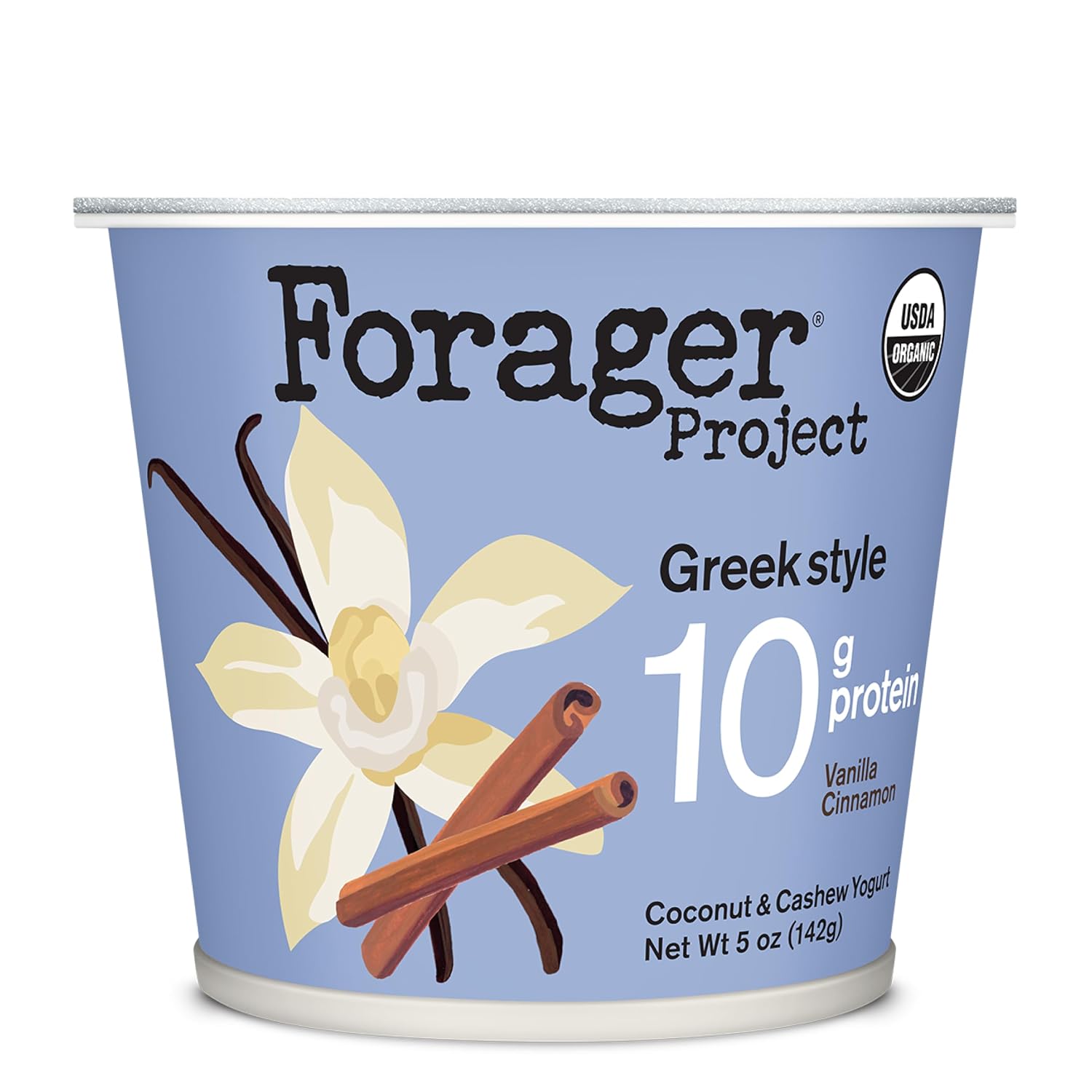 Forager Project Organic Cinnamon Vanilla Greek Cashew Yogurt, 5 oz