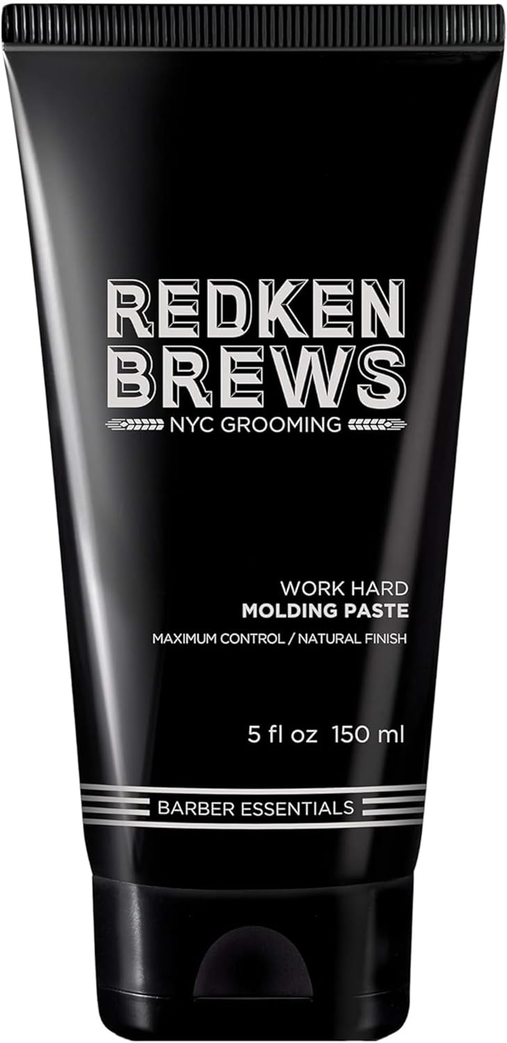 REDKEN Brews Work Hard Men's High Hold Molding Paste For a Matte Finish, 150 ml, P2066000