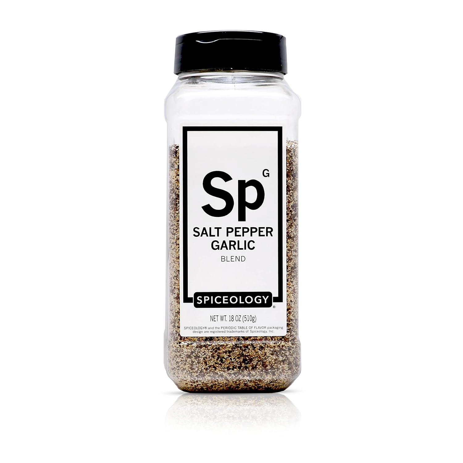 Spiceology – Salt Pepper Garlic (SPG) Seasoning – Premium Blend for Beef, Pork, Poultry & Veggies – Ideal as Steak Rub, BBQ Seasoning & All-Purpose Meat Rub – 18 oz
