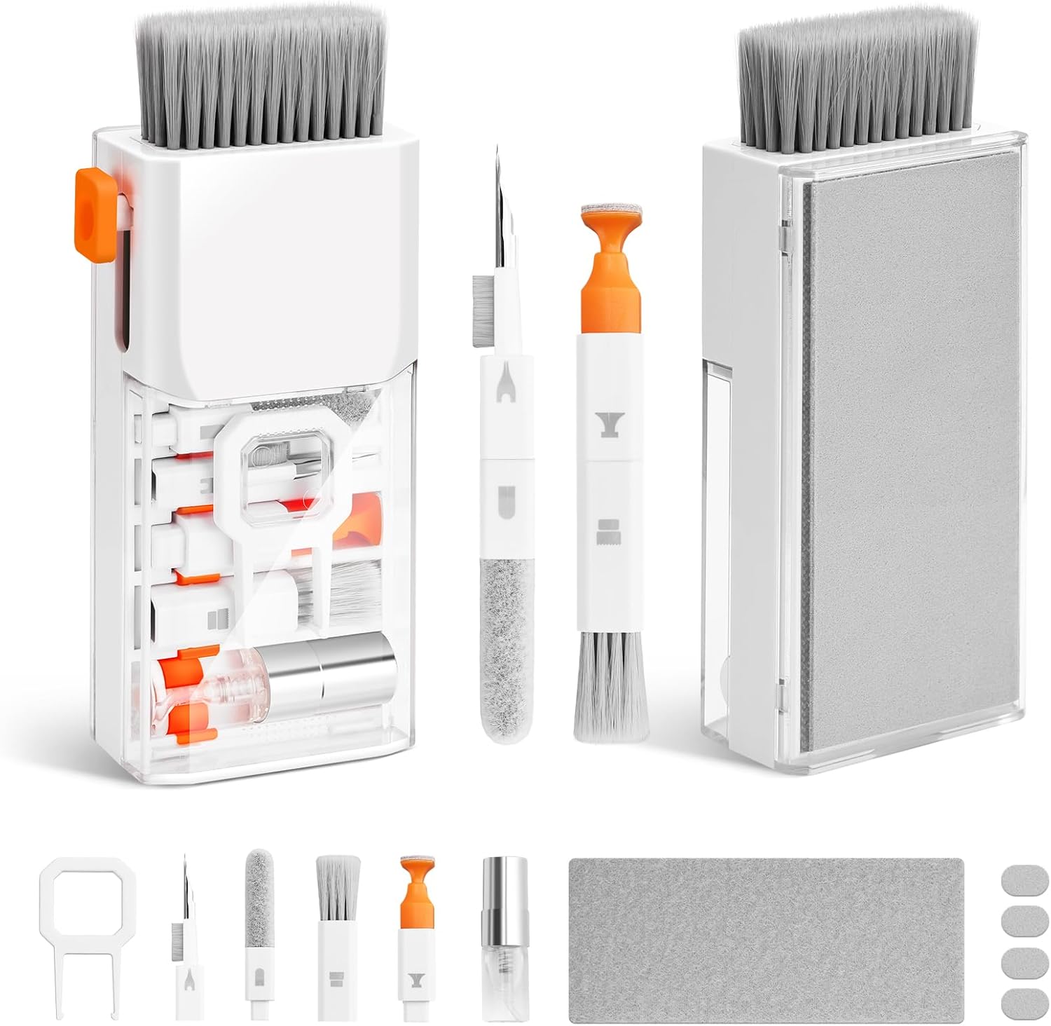 Laptop Screen Keyboard Cleaner Kit, Electronics Cleaning kit Tool for MacBook iPad iPhone Pro Cell Phone, Brush Tool for Tablet, Computer, PC Monitor,Camera with Spray with Patent