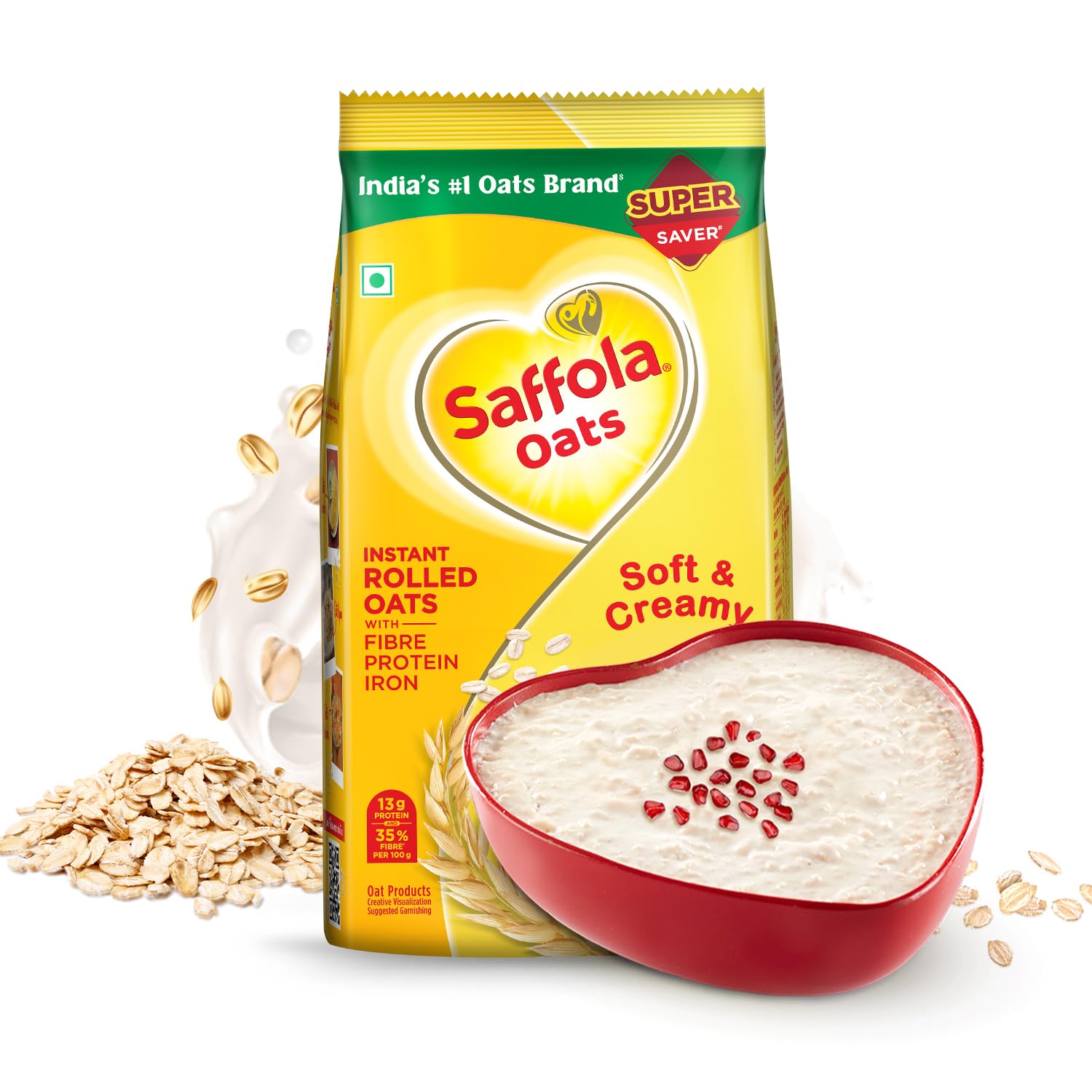 Saffola Oats (100 % Natural, 400 Gram)