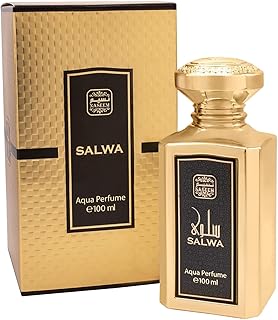 NASEEM Salwa Aqua Eau De Parfum - Alcohol Free Long Lasting Arabian Perfume For Men's (3.3 Fl Oz)