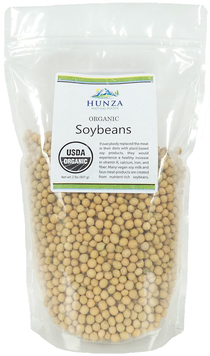 Hunza Organic Soybeans (2 lbs)