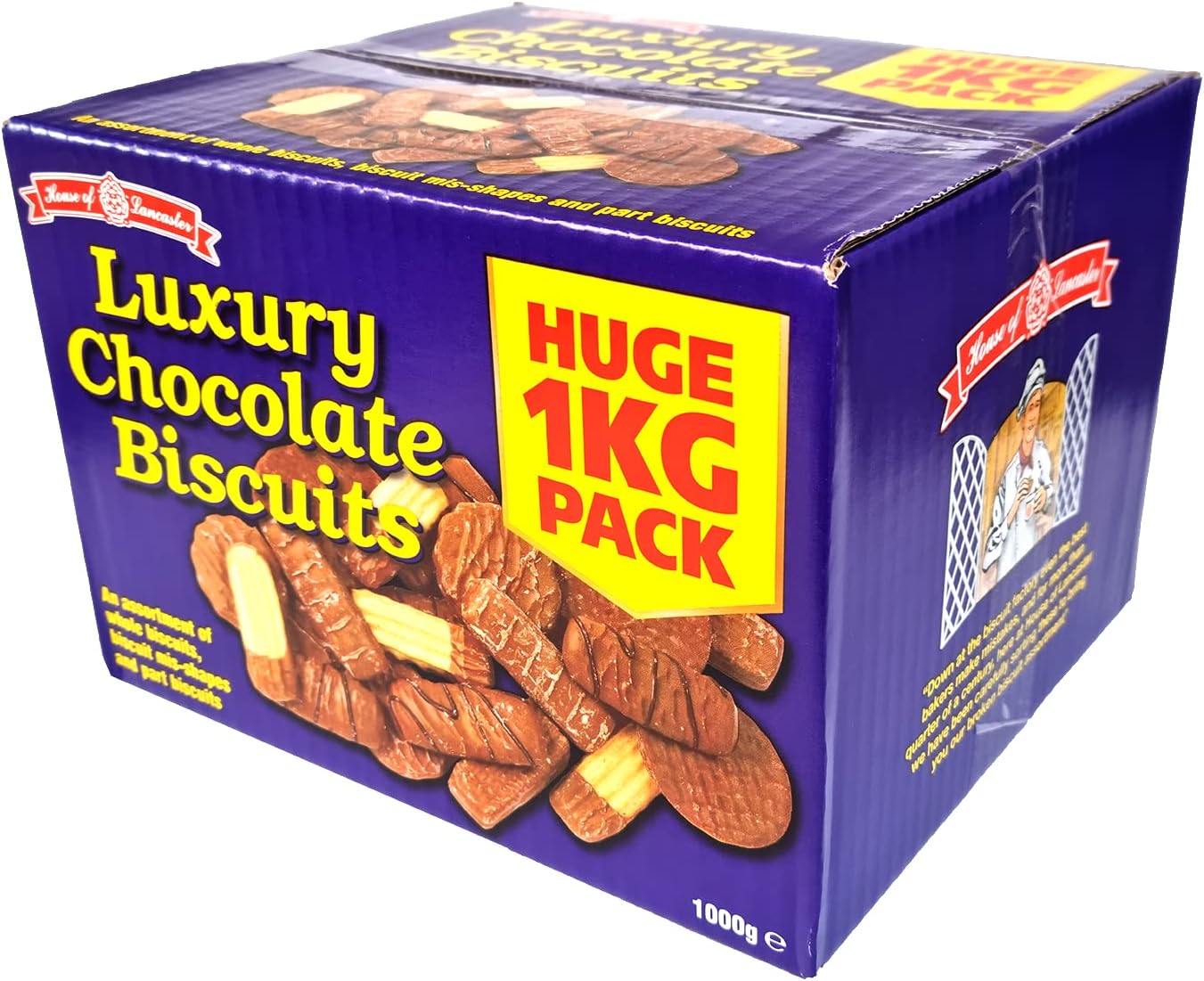 Broken Chocolate Biscuit Assortment 1kg Box