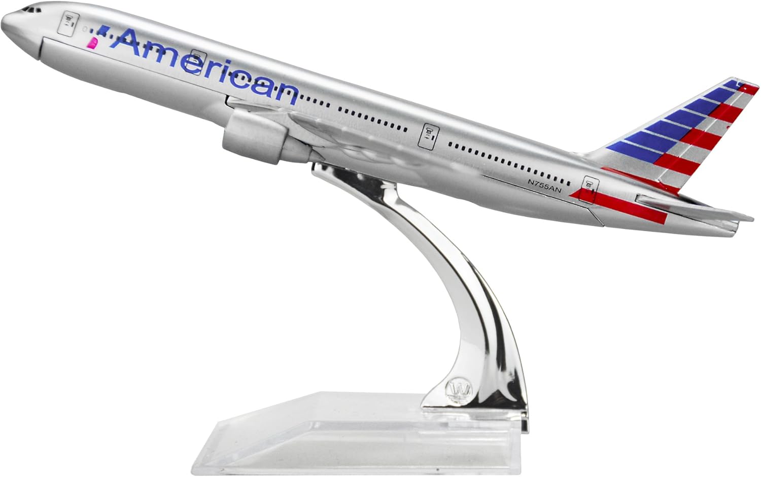 24-Hours The New American B777 Alloy Metal Model Aircraft Birthday Gift Plane Models chiristmas Gift 1:400