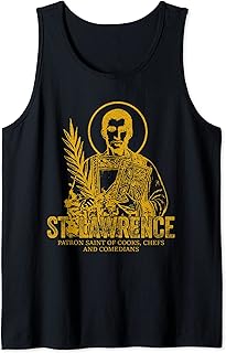 Catholicism Gold St. Lawrence Catholic Christian Saint Tank Top