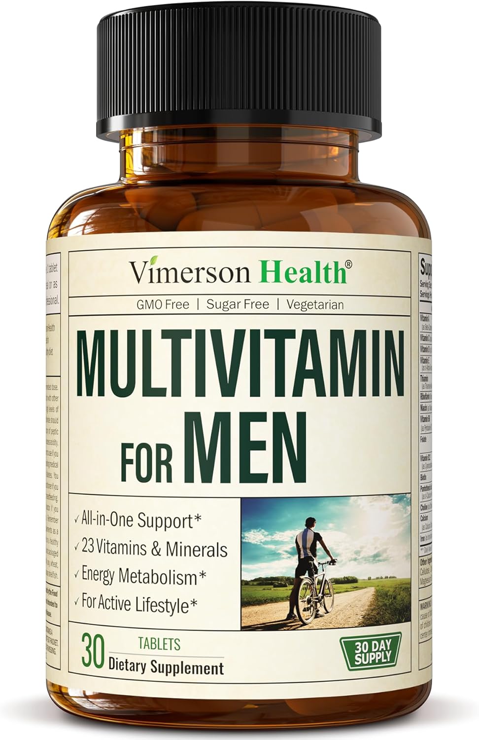 Multivitamin for Men - Complete Mens Multivitamins & Multiminerals with Vitamin A, C, D, E, B12, Iron & More Essential Vitamins for Men - Mens Vitamins for Energy, Focus, and Mens Health. 30 Tablets