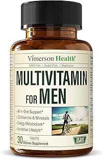 Multivitamin for Men - Complete Mens Multivitamins & Multiminerals with Vitamin A, C, D, E, B12, Iron & More Essential Vitamins for Men - Mens Vitamins for Energy, Focus, and Mens Health. 30 Tablets