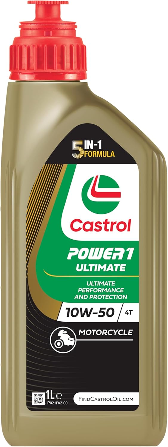 Castrol POWER1 ULTIMATE 4T 10W-50 Motorcycle Oil 1L