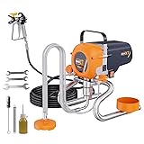 MAXXT Airless Paint Sprayers,3300PSI Motorized Paint Sprayer with stand,High Efficiency spray paint machine For Home Interior,Exterior DIY Handyman Shed Garage House Painting Shed Fence Deck Furniture
