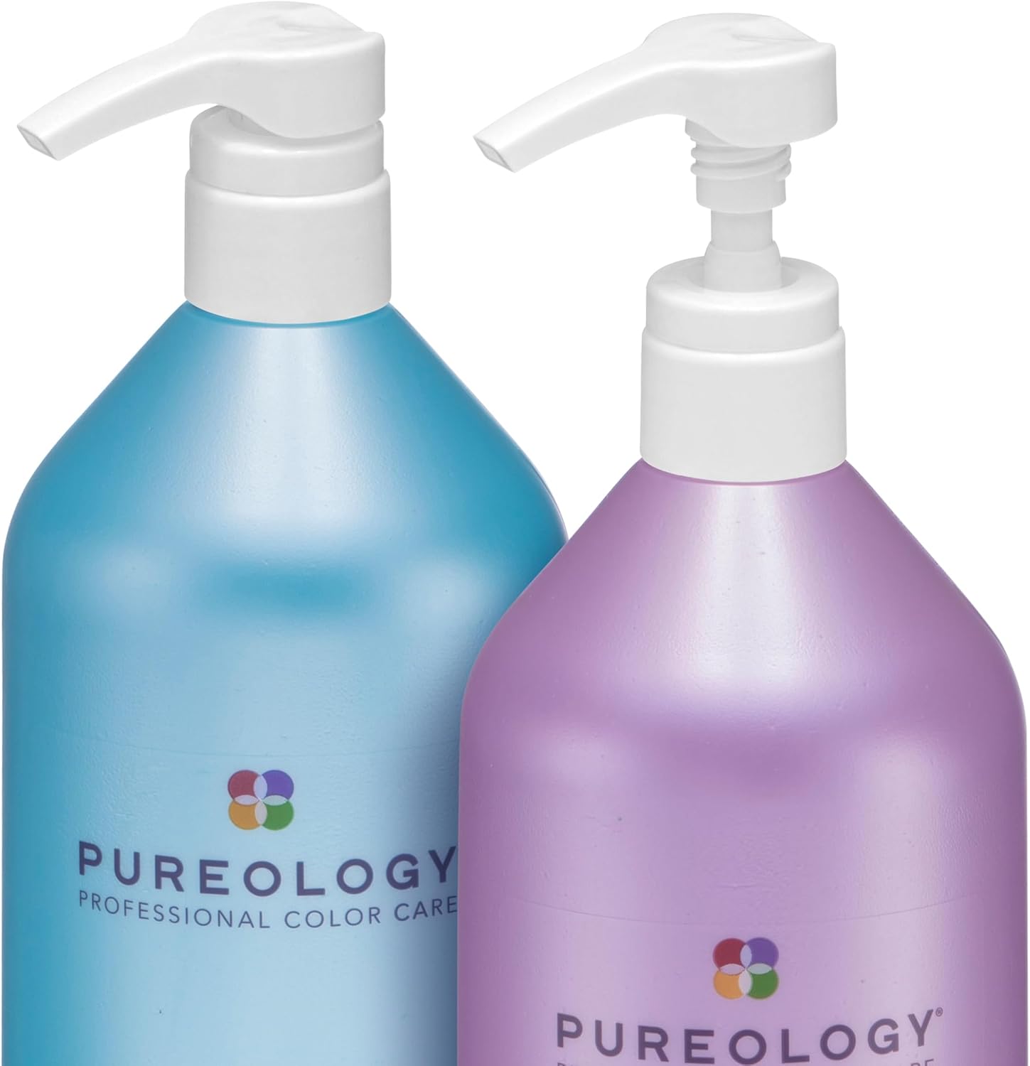 2 Pump Dispenser for Pureology Shampoo and Conditioner 33.8 oz Bottles.
