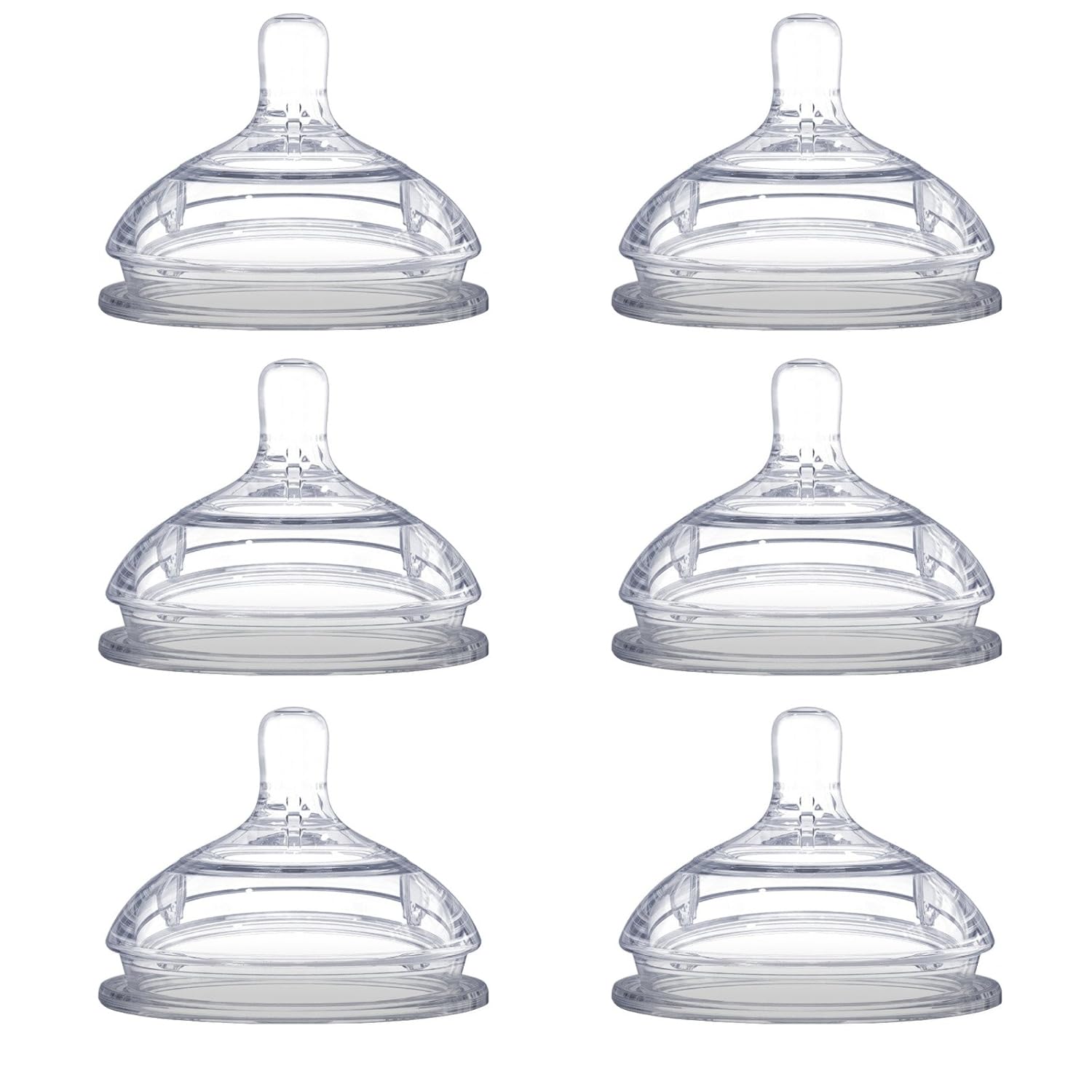 Comotomo Replacement Nipples, Variable Flow/Y-cut - 2 Count, 3 packs