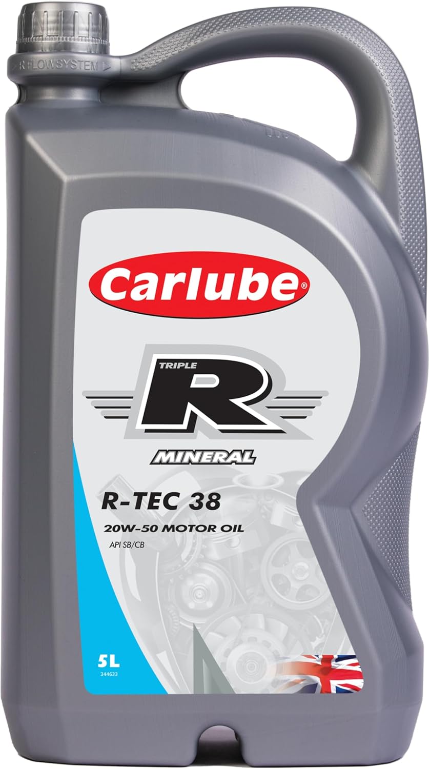 Carlube Triple R 20W-50 API SB/CBMineral Engine Oil R-TEC 38 5L