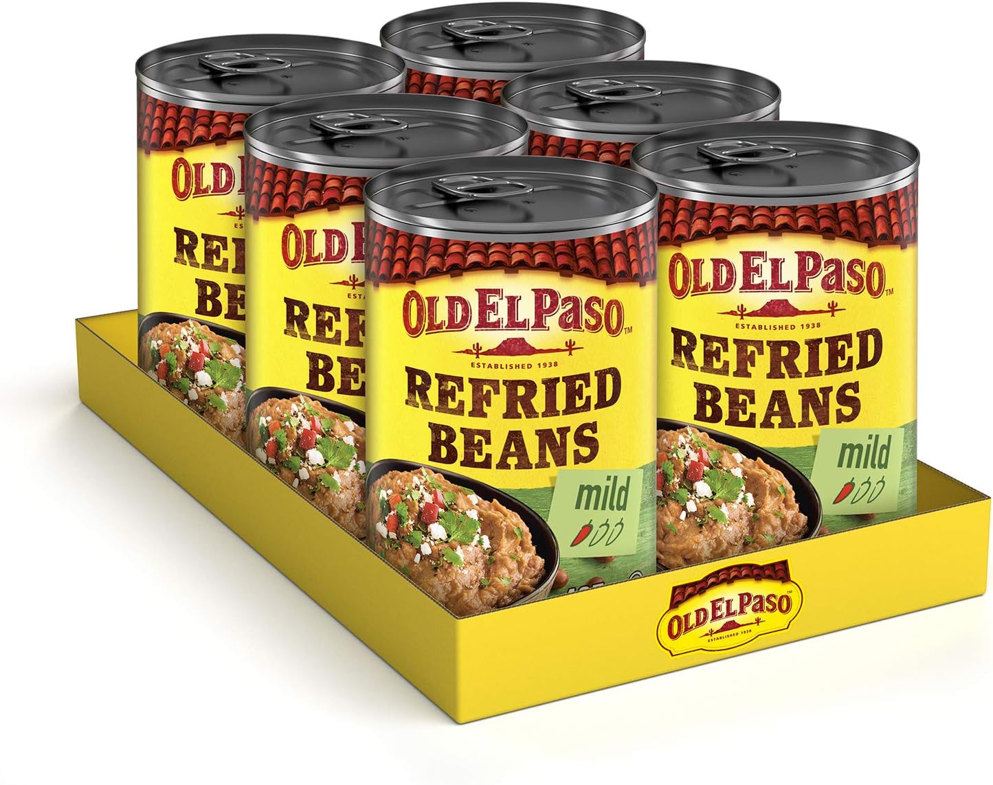 Old El Paso Refried Beans 435g (Pack of 6)